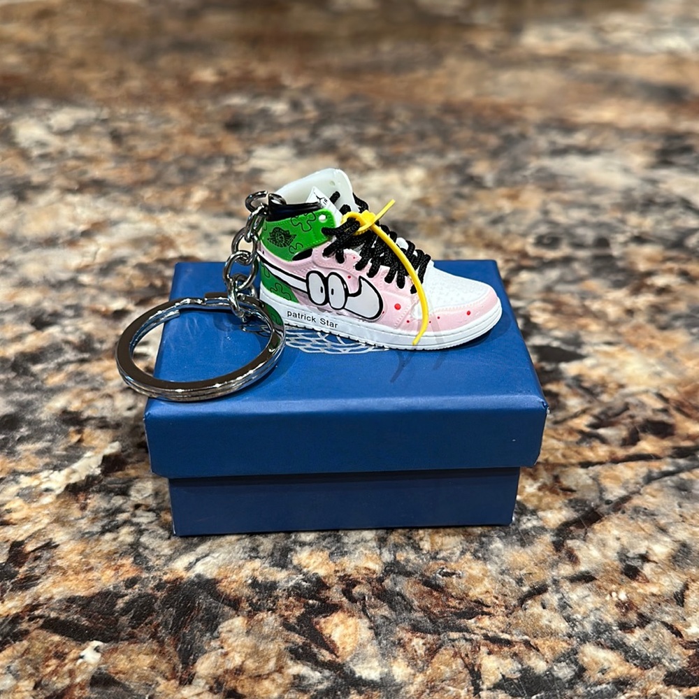 🏀 Nike Air Jordan 1 Model - 3D PVC Minisneaker Keychain